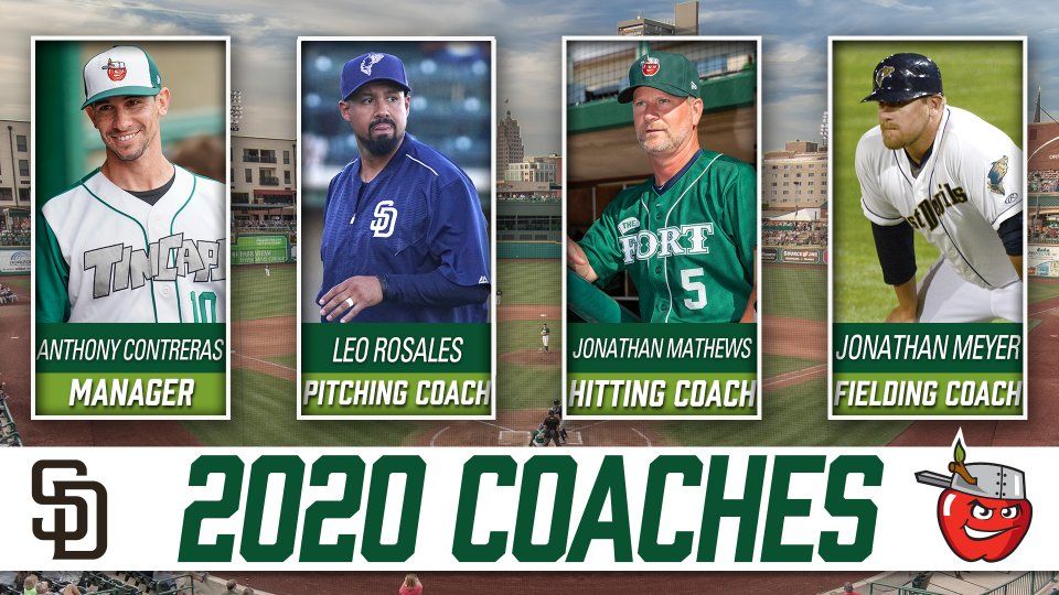 2020 TinCaps Coaching Staff announced