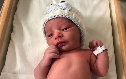 Octavius, the first baby born in 2021 in the Lutheran Health Network