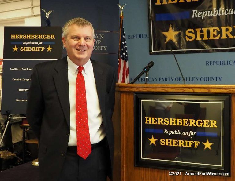 Allen County Christmas Bureau 2022 Troy Hershberger for Sheriff announcement AroundFortWayne