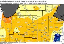 NWS: Snowfall across the region