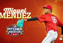 TinCaps Pitcher Miguel Mendez wins Pitcher of the Month