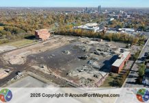 Former GE plant demolition on Taylor Street